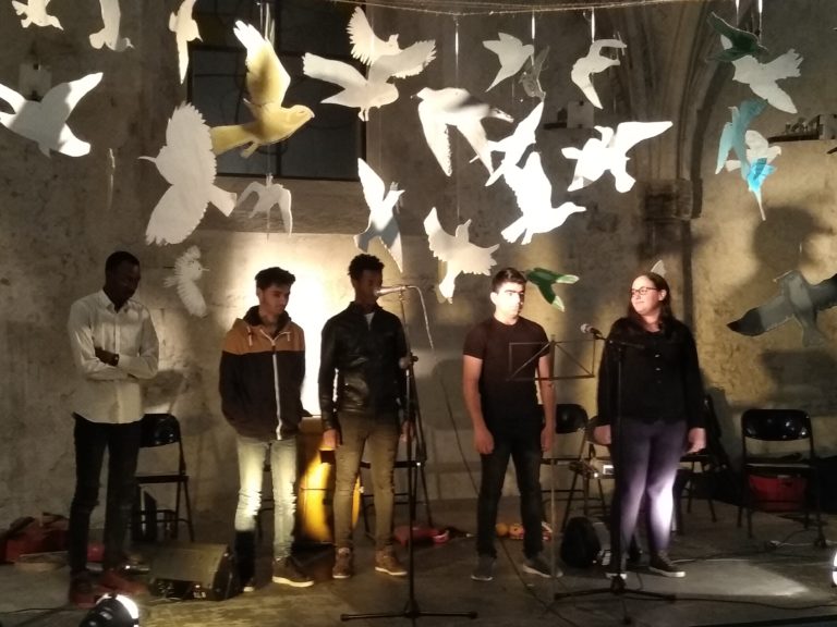 Salut à toi ! Lecture musicale vendredi 2 novembre 2018 © Marina Gabrion