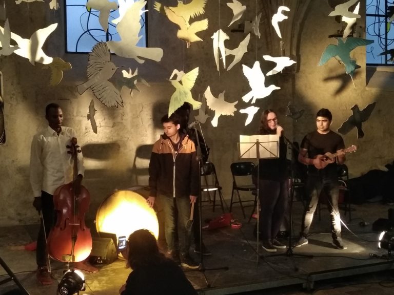 Salut à toi ! Lecture musicale vendredi 2 novembre 2018 © Marina Gabrion
