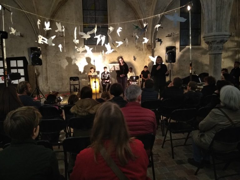 Salut à toi ! Lecture musicale vendredi 2 novembre 2018 © Marina Gabrion