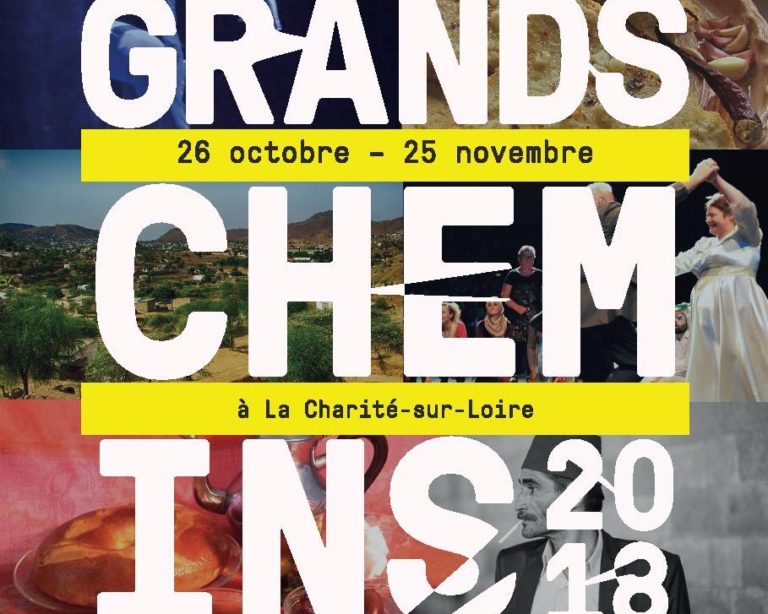 Affiche Grands Chemins 2018 © Graphisme : Kevin Daman