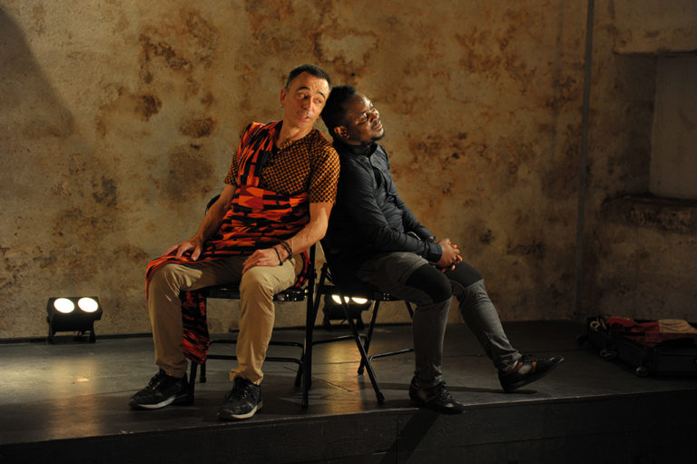 Ilunga Mbidi (Chemins de vie), spectacle de Cédric Mulamba et Richard Golleau au Cellier le 16 novembre 2018  © Sladjana Stankovic
