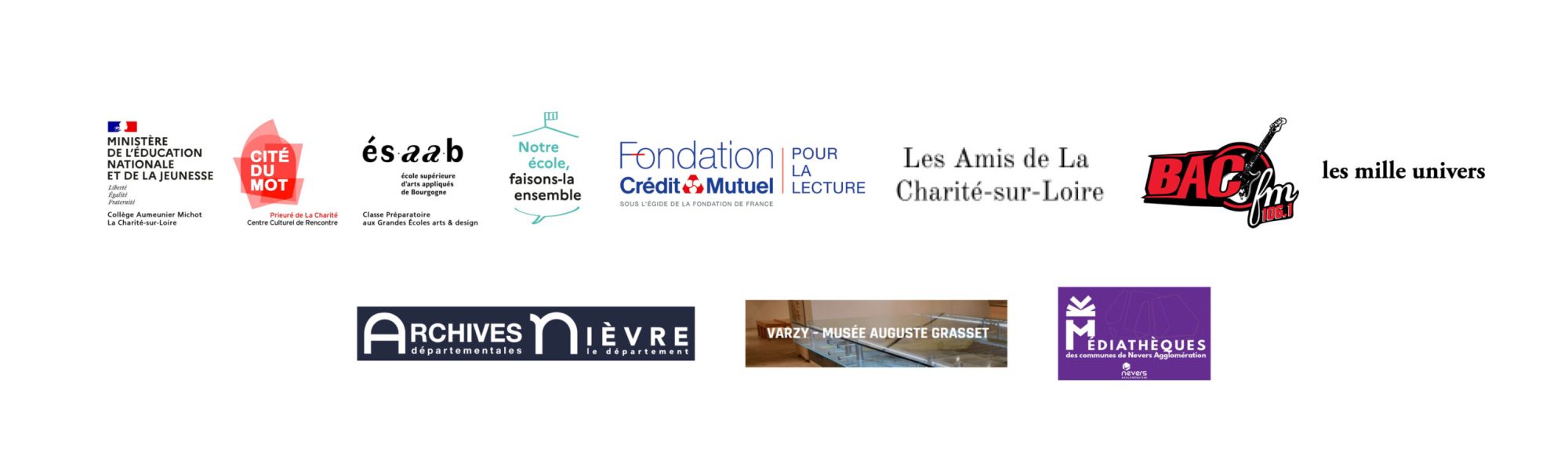 Bandeau logo site web mobile illustres chemins HD